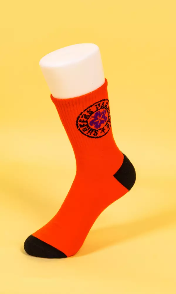 Набор из 6 носков "Цветные", с принтом, высокие, мужские (р-р 41-45)