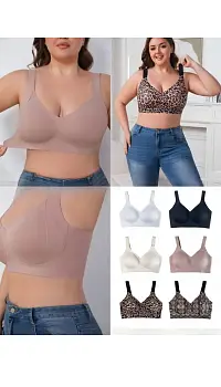 Бюстгальтер без косточек бесшовный (р-р 3XL-5XL)