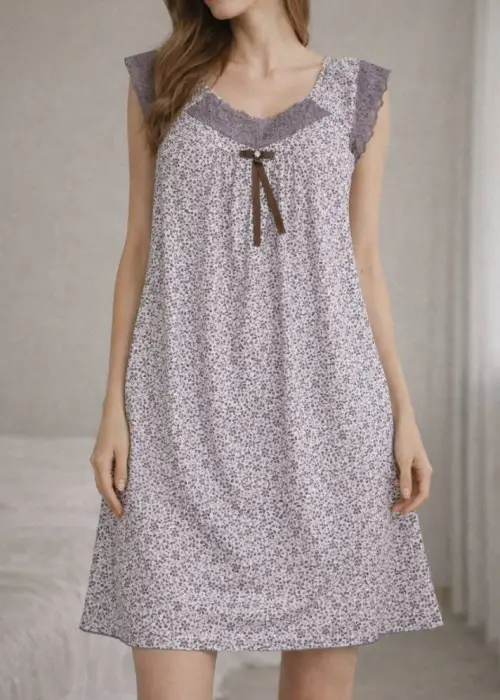 Ночная сорочка женская принт р-р 50-60