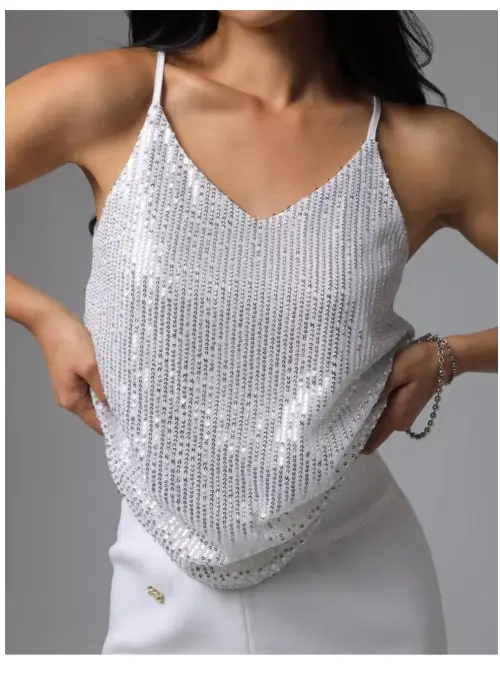 Топ с пайетками женский (р-р 42-48)