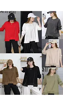 Свитшот обманка женский (р-р единый 42-48)