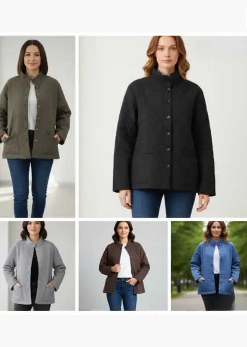 Ветровка женская стёганая (р-р 52-60)