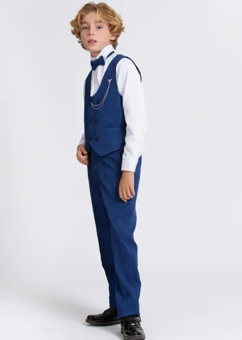 Костюм праздничный с жилетом для мальчика р-р 5-8 лет