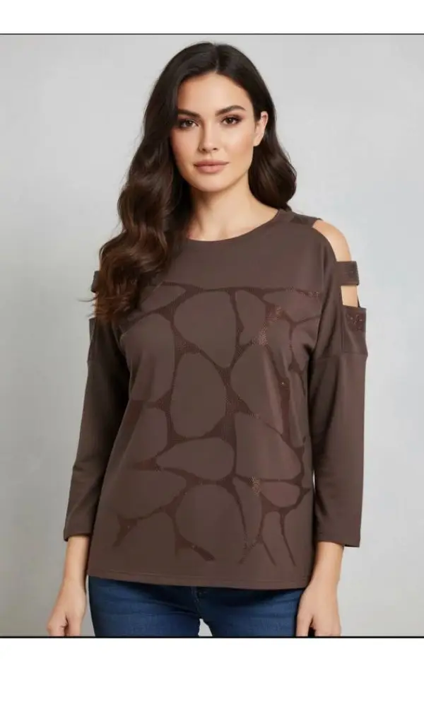 Туника женская со стразами (р-р 48-54)