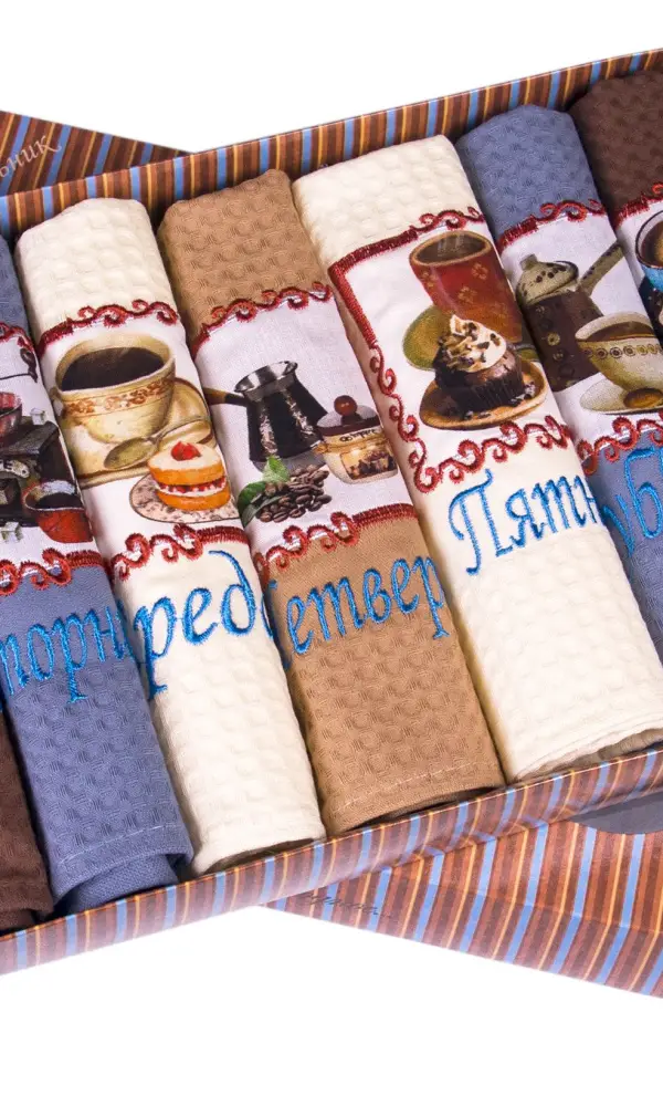 Набор кухонных полотенец " неделька" (35*60)