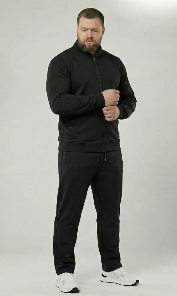 Спортивный костюм мужской толстовка на молнии+ брюки р-р 58-66