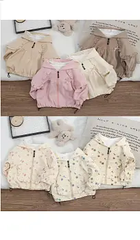 Толстовка для девочки с капюшоном (80-120)