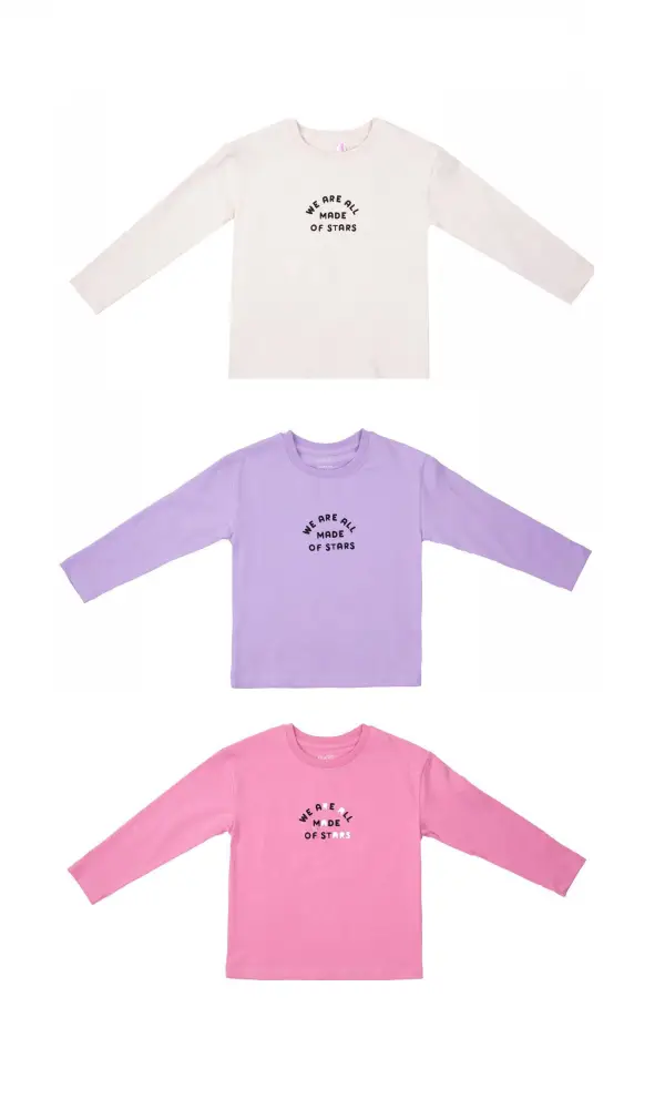 Лонгслив для девочки (рост 104-116)