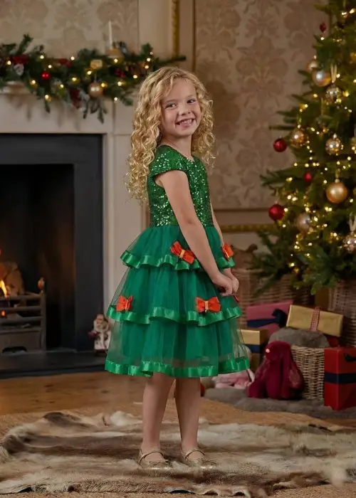 Платье праздничное- ёлка р-р 28-34