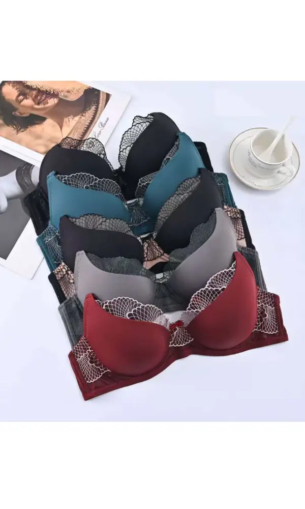 Бюстгальтер женский с ажурной вставкой р-р 75В-85В