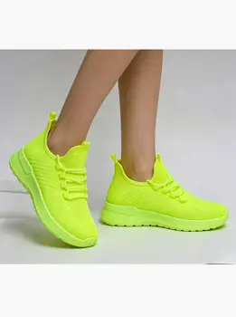 Слипоны на шнуровке женские дышащие (р-р 36-41)