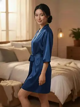 Халат шёлковый женский (р-р 44-52)