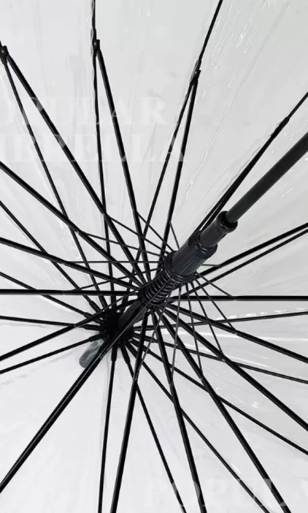 Зонт трость прозрачный ( 8 спиц)