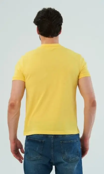 Футболка поло, цвет "Желтый", мужская (48-56)
