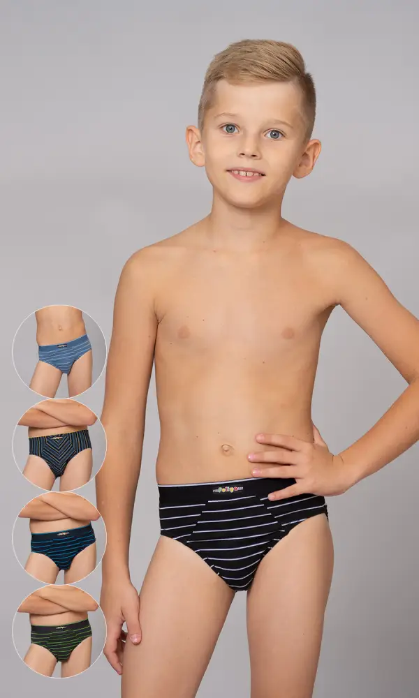 Плавки-трусы детские для мальчика, с принтом (9-16 лет)
