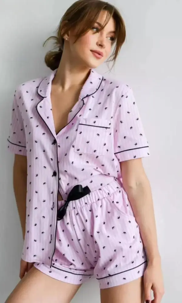 Комплект домашний (рубашка-шорты) женский р-р 44-50