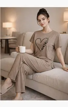 Комплект домашний: футболка и брюки (р-р 50-60)