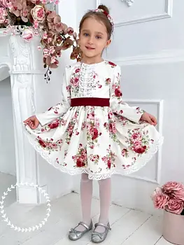 Платье для девочки нарядное праздничное (р-р 28-34)