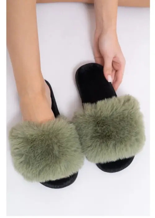 Тапочки пушистые женские р-р 36-41