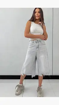 Шорты бермуды женские широкие (р-р 28-33)