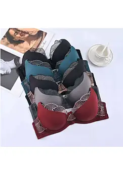 Бюстгальтер женский с ажурной вставкой р-р 75В-85В