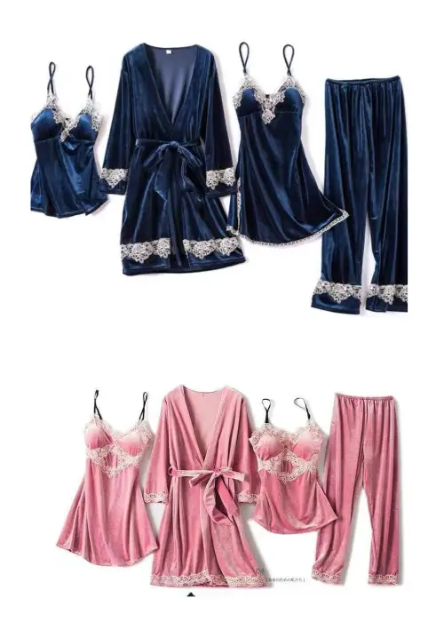 Комплект халат, сорочка, майка, брюки р-р 42-50