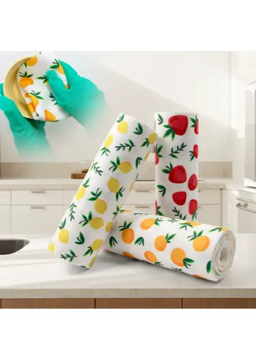 Салфетки для кухни с принтом фрукты 25*25