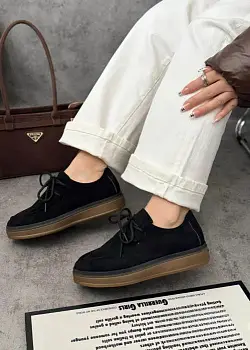 Лоферы на шнурках, полуботинки женские (р-р 36-41)