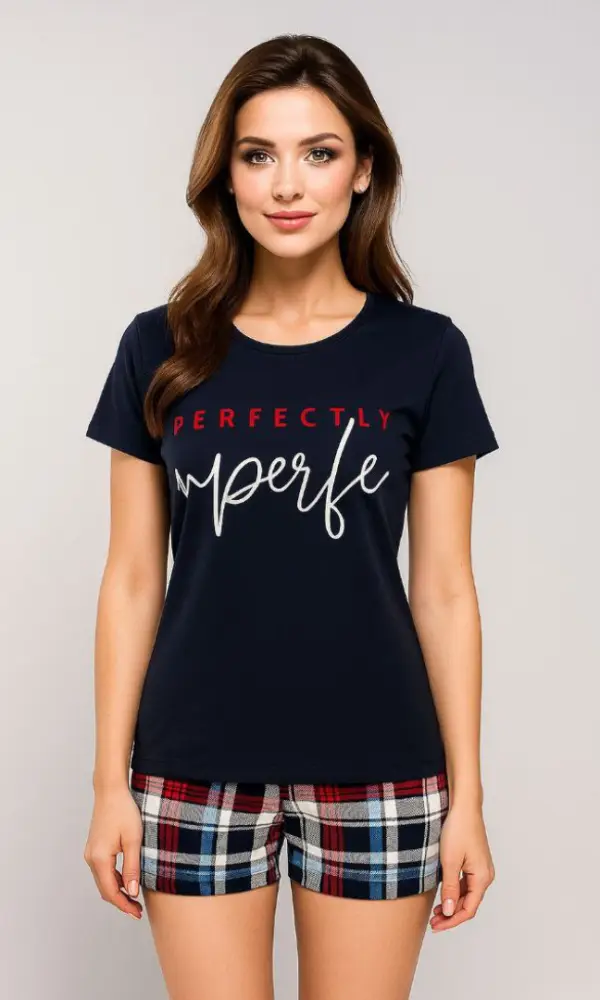 Женская пижама с шортами и футболкой  хлопковая ( р-р 48-56)