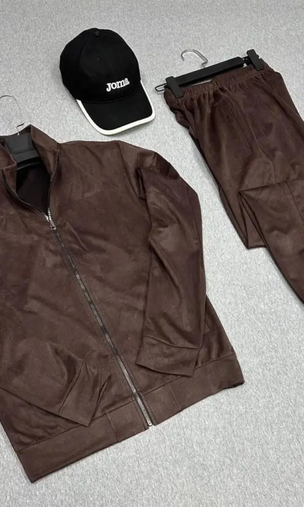 Костюм мужской спортивный, микровельвет ( р-р 56-62)