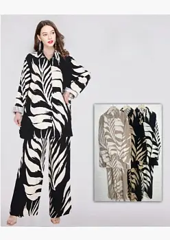 Костюм брючный из штапеля женский (р-р M-XXL)