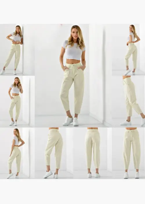 Джинсы бананы женские однотонные (р-р 25-30)