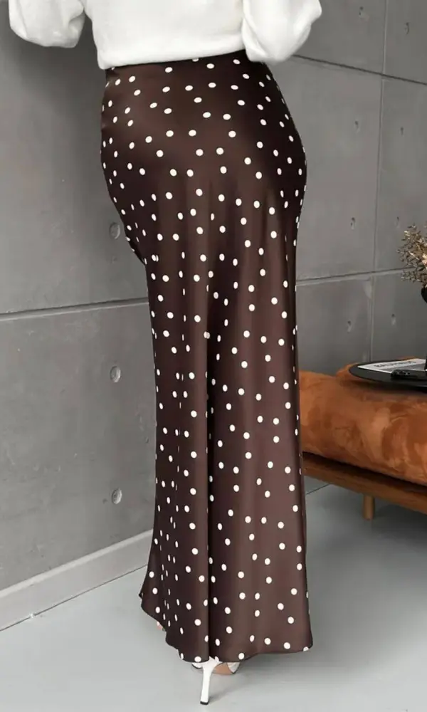 Юбка женская атласная макси (длина 105 см) р-р 42-48