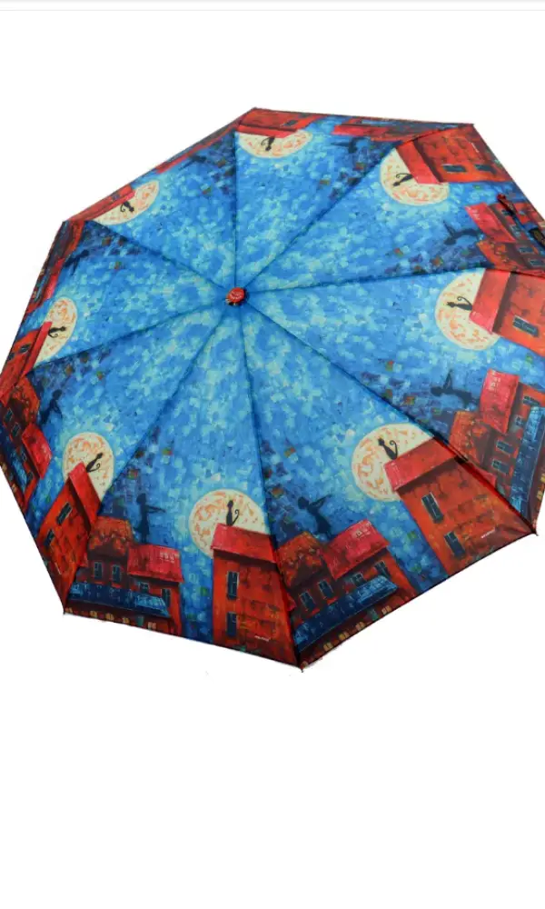 Зонт автомат облегчённый, складной, антиветер