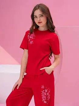 Костюм с сакурой для девочки (р-р 36-44)
