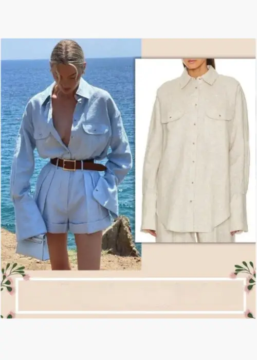 Льняной костюм двойка женский (р-р 42-44)