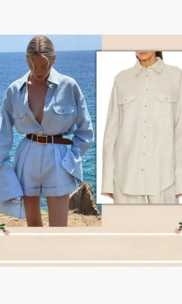 Льняной костюм двойка женский (р-р 42-44)