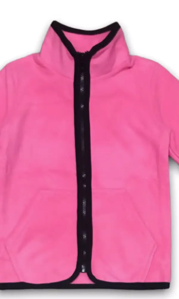 Толстовка на девочку молния флис (р-р 3-7 л)