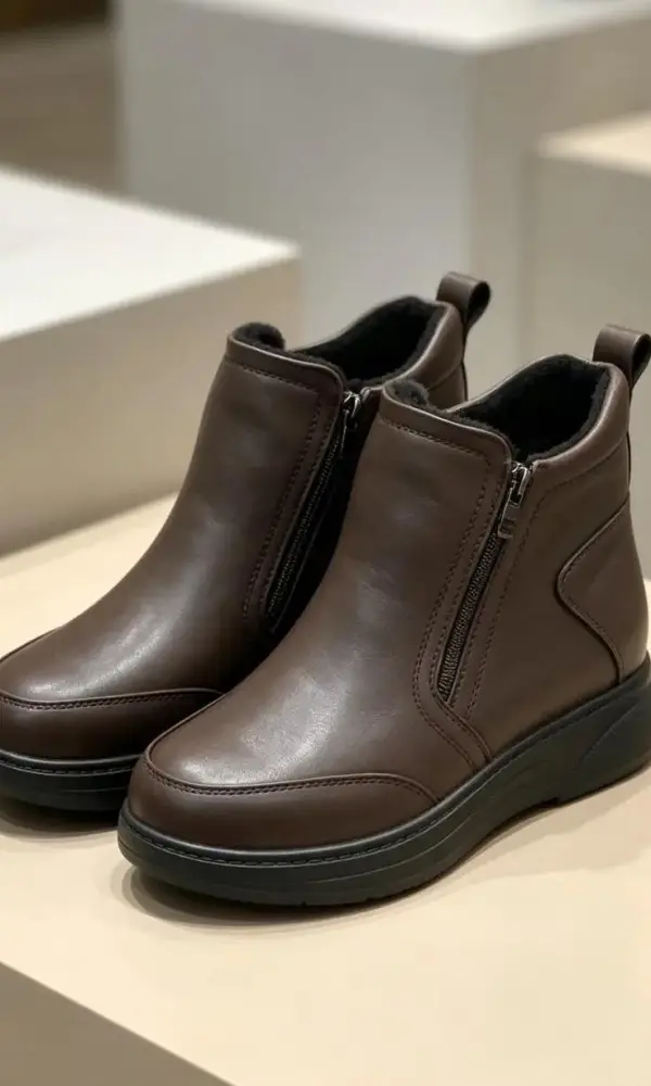 Ботинки кожаные женские зимние (р-р 36-41)