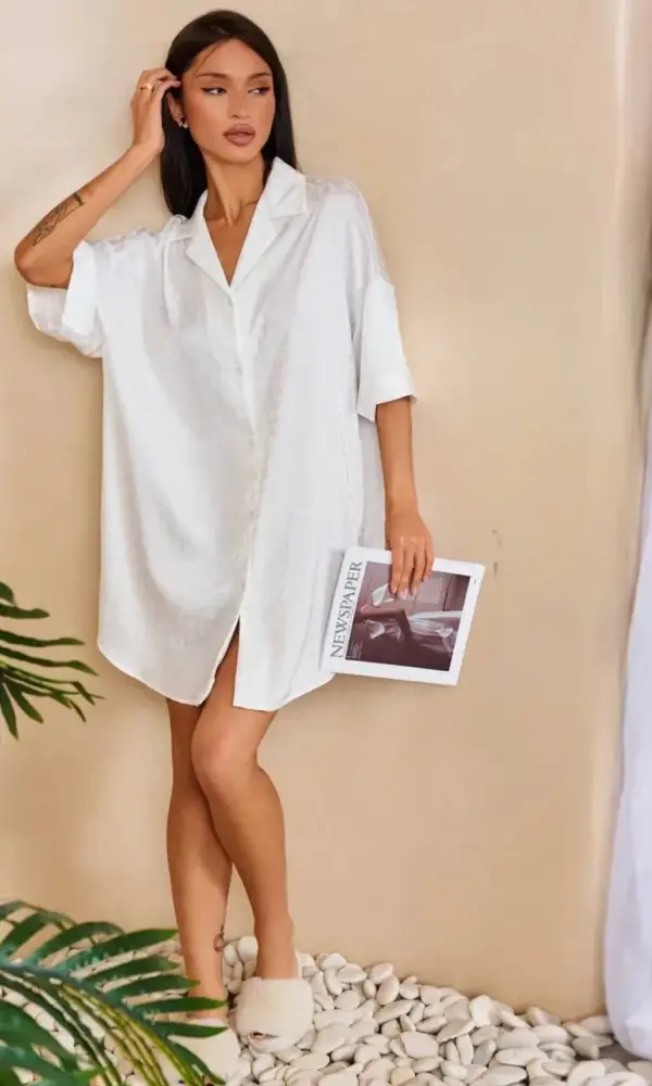 Туника-халат женская домашняя (р-р единый M-XXXL)