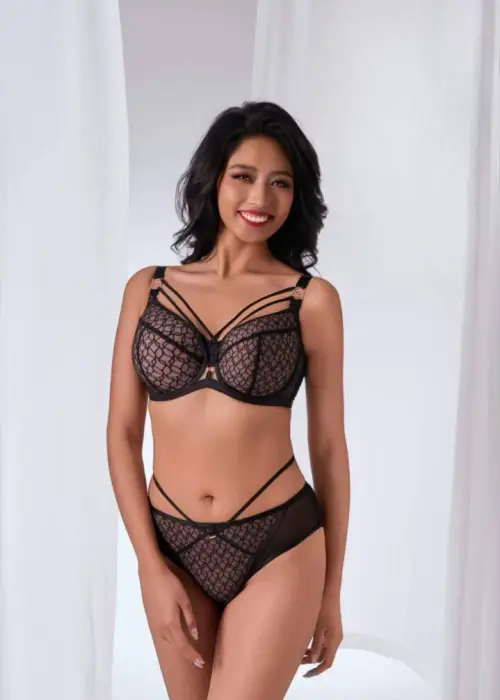 Бюстгальтер женский с декоративными элементами (р-р 80E-100E)