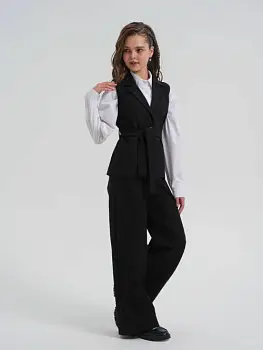 Костюм трикотажный школьный с брюками (р-р 36-44)