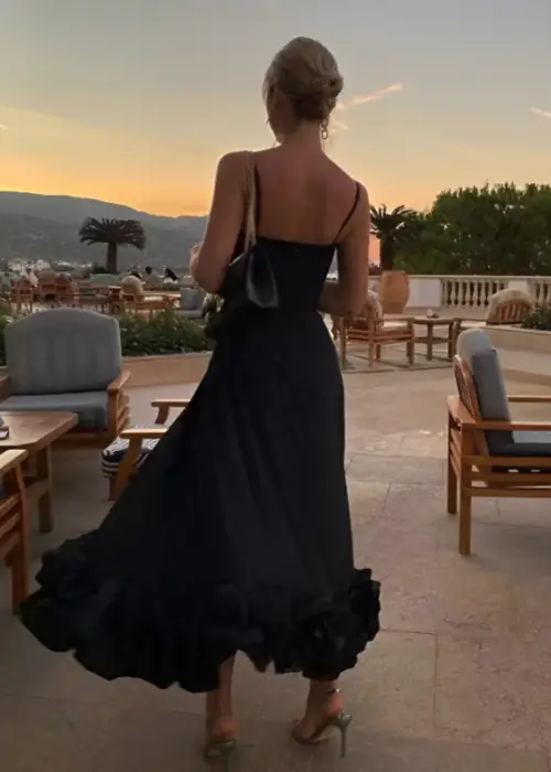 Платье праздничное с воланами женское (р-р 42-44)