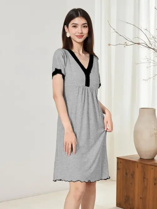 Сорочка женская с вырезом (S-XL)