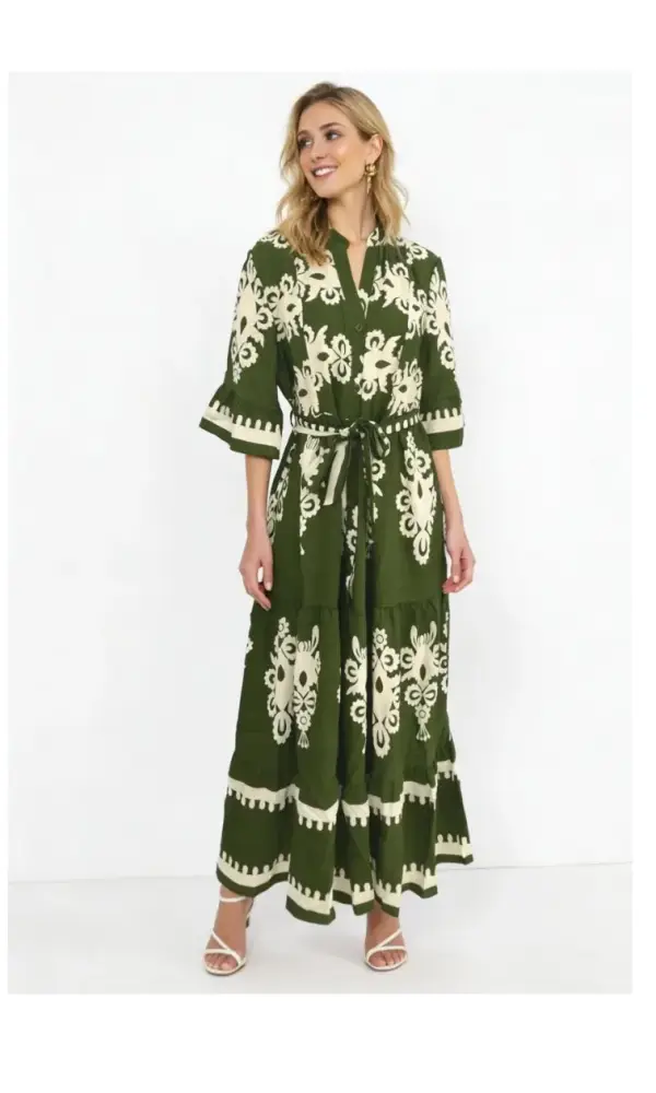 Платье женское нарядное летнее с узорами (р-р 50-56)