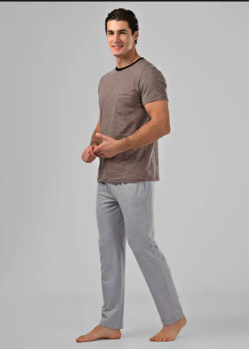 Пижама мужская футболка с карманом- брюки (р-р 48-56)