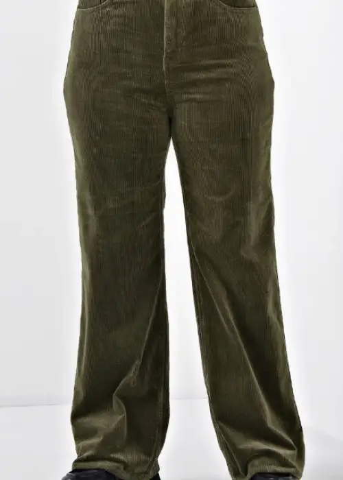 Брюки вельветовые широкие женские (р-р 25-33)