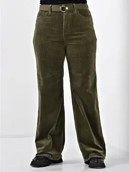 Брюки вельветовые широкие женские (р-р 28-33)