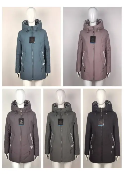 Куртка демисезонная женская с капюшоном (р-р 48-58)