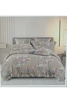 Постельное бельё поплин (Евро)